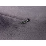 Подушка TORBER, дорожная, с эффектом памяти, тёмно-серая, полиэстер+спандекс_2