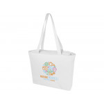 Weekender эко-сумка из переработанного материала Aware™ плотностью 500 г/м² - Белый_5