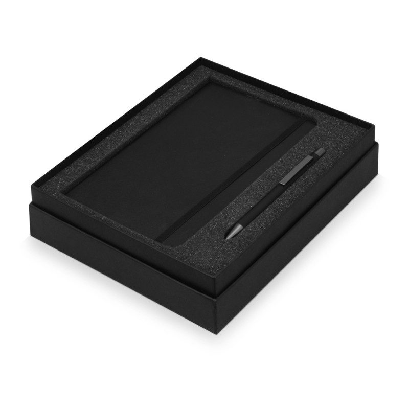 Подарочный набор Moleskine Van Gogh с блокнотом А5 Soft и ручкой, черный_1