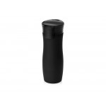 Вакуумная термокружка с кнопкой Streamline, Waterline, soft-touch, тубус, черный_1