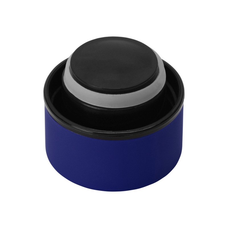Вакуумная термобутылка "Cask" Waterline, soft touch, 500 мл, тубус, синий_5