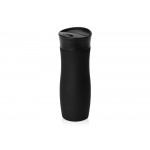 Вакуумная термокружка с кнопкой Streamline, Waterline, soft-touch, тубус, черный_2