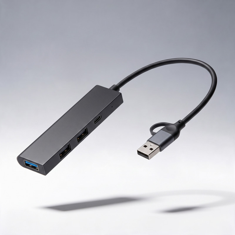 USB-концентратор «Command», серый