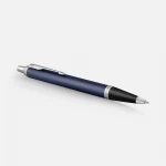 Ручка шариковая Parker IM Core Matte Blue CT, темно-синяя с черным, фото 2