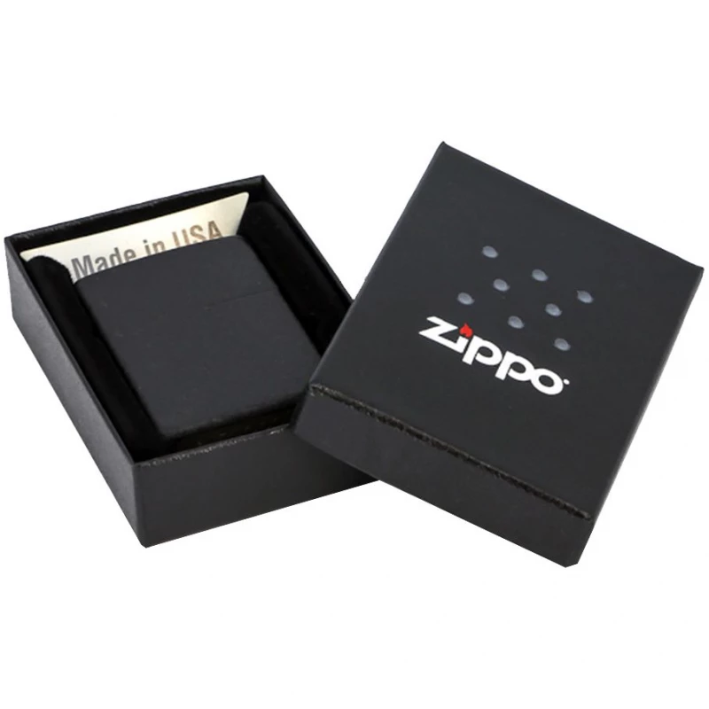 Зажигалка Zippo Classic Matte, матовая черная, фото 3