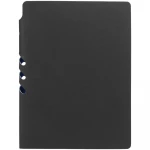 Ежедневник Flexpen Black, недатированный, черный с синим, фото 4