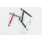 Ручка шариковая Pointer Soft Touch со стилусом, зеленая, фото 5