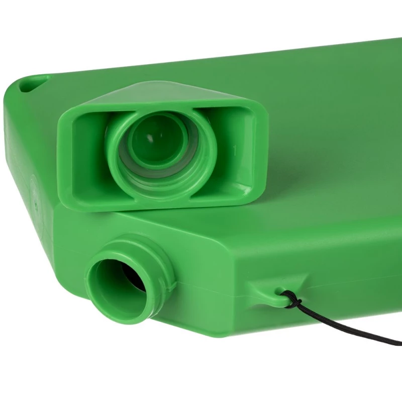 Плоская бутылка для воды Flacon, зеленая, фото 6