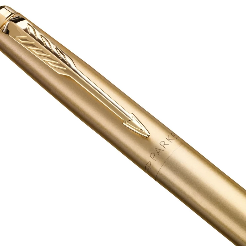 Ручка шариковая Parker Jotter XL Monochrome Gold, золотистая, фото 2