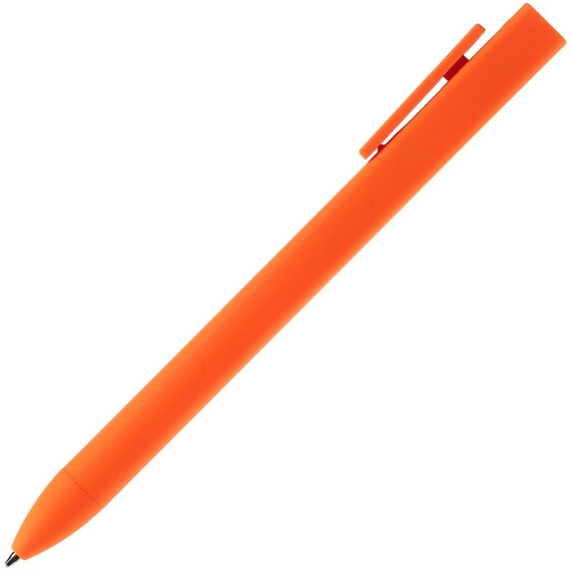 Ручка шариковая Swiper SQ Soft Touch, оранжевая, фото 3