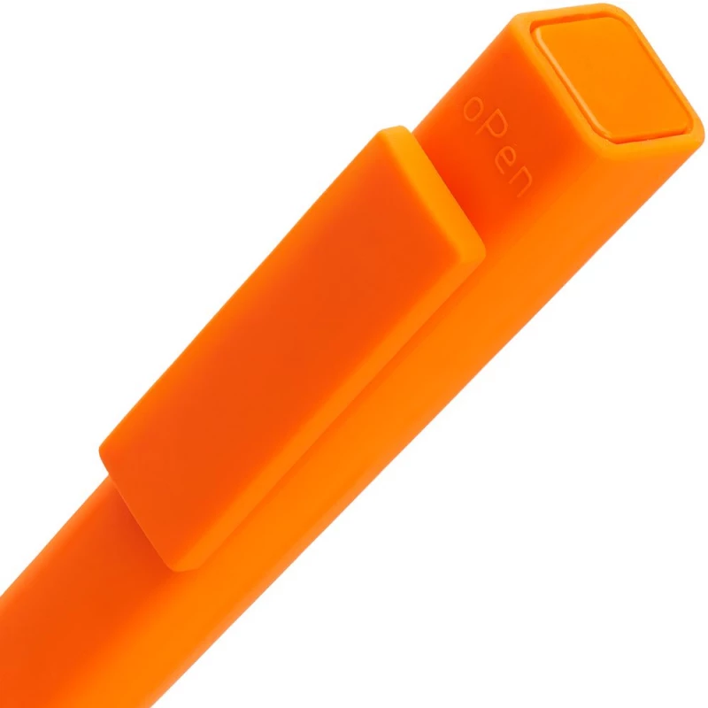Ручка шариковая Swiper SQ Soft Touch, оранжевая, фото 4
