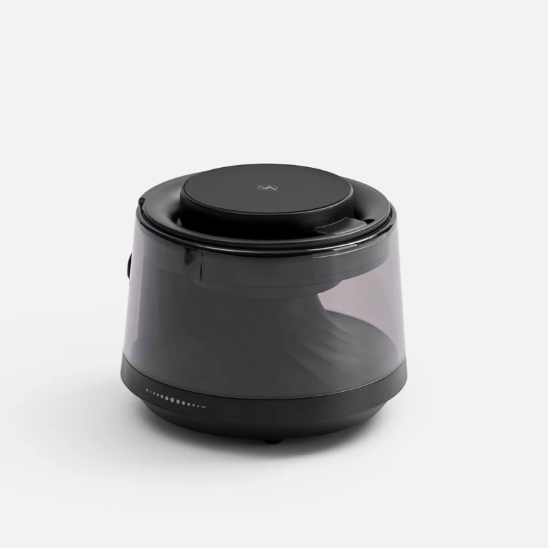 Bluetooth-колонка с подсветкой и беспроводной зарядкой Quantum, черная, фото 3
