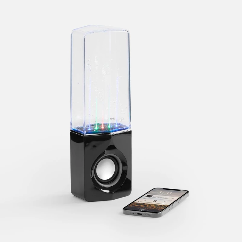 Bluetooth-колонка с поющим фонтаном Fuente, черная, фото 2