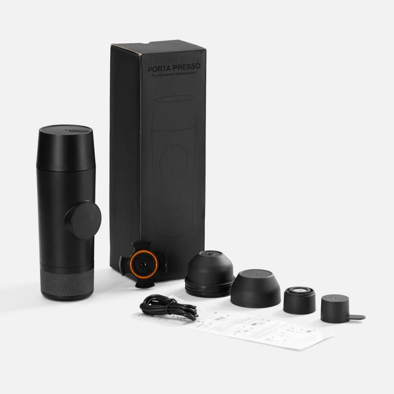 Портативная кофемашина Porta Presso, черная, фото 5