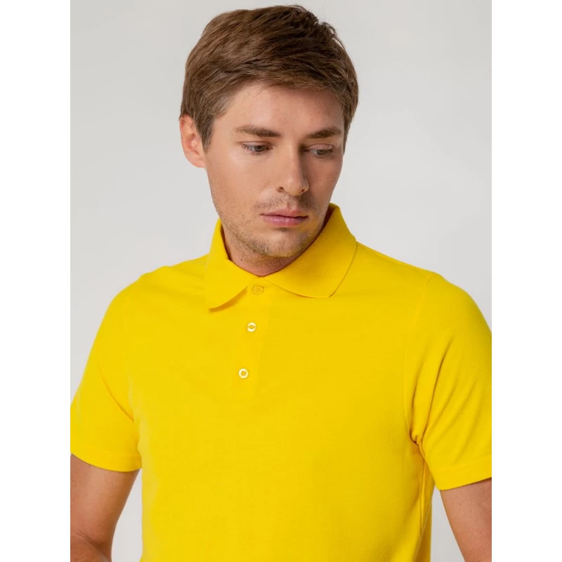 Рубашка поло мужская Virma Light, желтая, фото 8