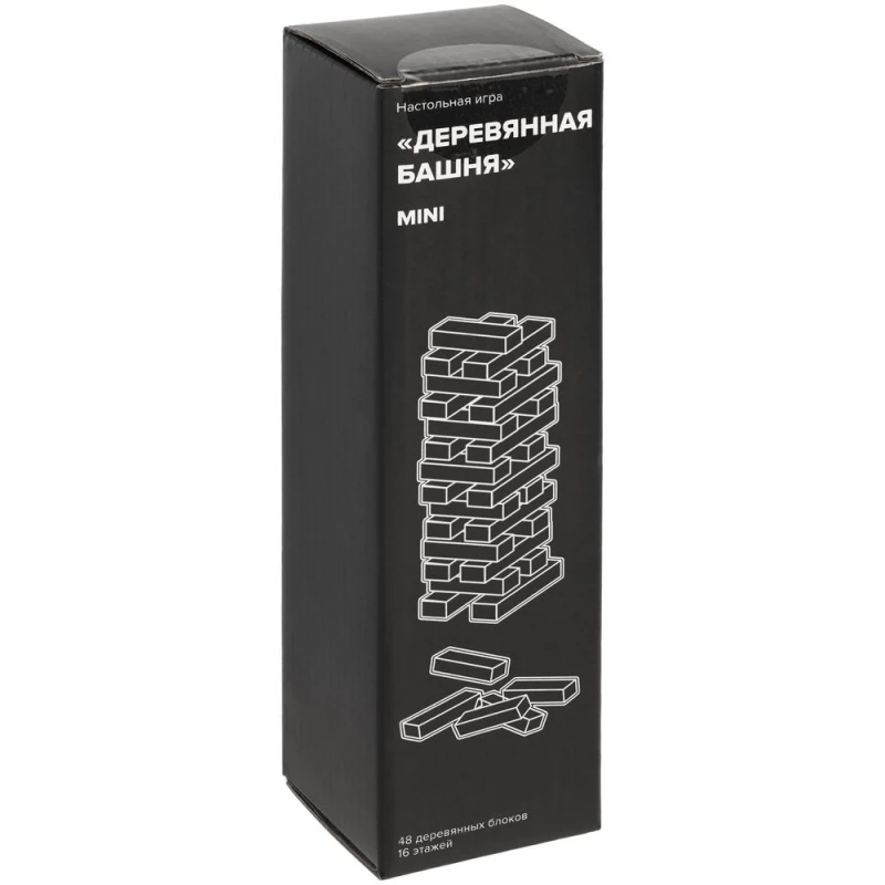 Игра «Деревянная башня мини», черная, фото 3