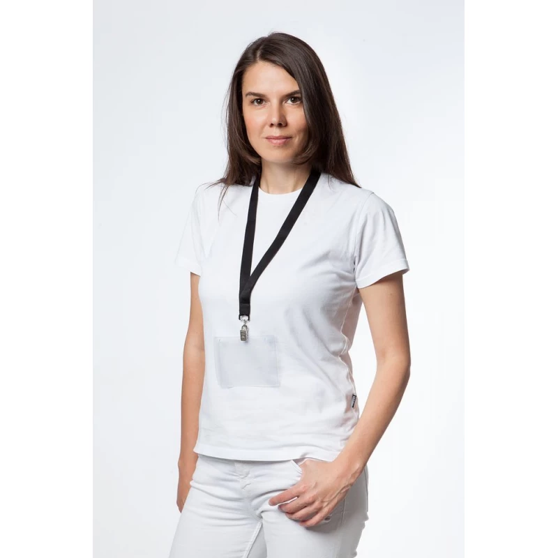 Лента для бейджа Neckband, черная, фото 4