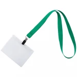 Лента для бейджа Neckband, зеленая, фото 2