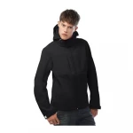 Куртка мужская Hooded Softshell темно-синяя, фото 9