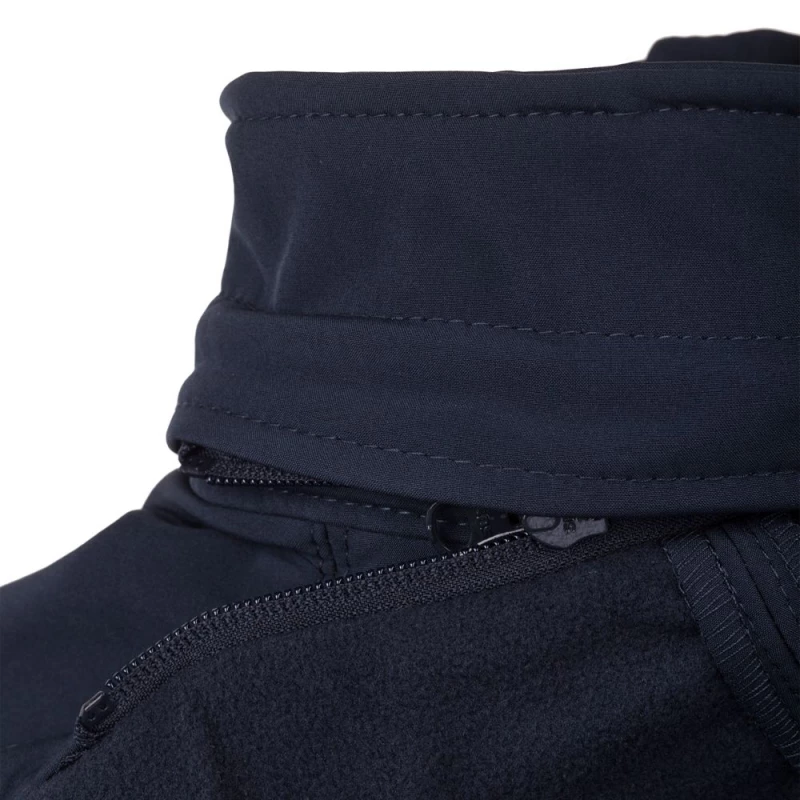 Куртка мужская Hooded Softshell темно-синяя, фото 4