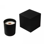 Ароматическая свеча в черном стакане, цветочный букет, 250 мл, черный (без лого LM), фото 3