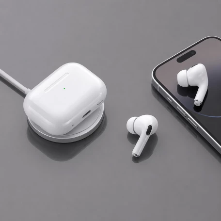 Беспроводные наушники с микрофоном Air Nova 2, TWS, BT5.4, 300 мАч, QI, белый, Deppa