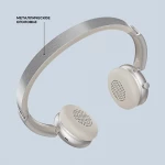 Беспроводные накладные наушники Stereo Light, BT 5.4, 300 мАч, песочно-золотой, Deppa, фото 6