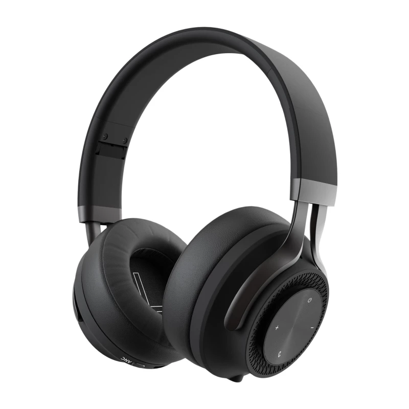 Беспроводные накладные наушники Stereo Style ANC , BT 5.0, ANC, 500мАч, черный, Deppa, фото 3