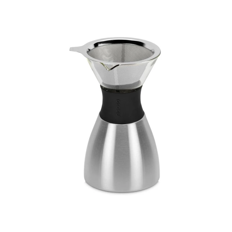 Кофеварка POUR OVER, 1000 мл, серебристый/черный, фото 4