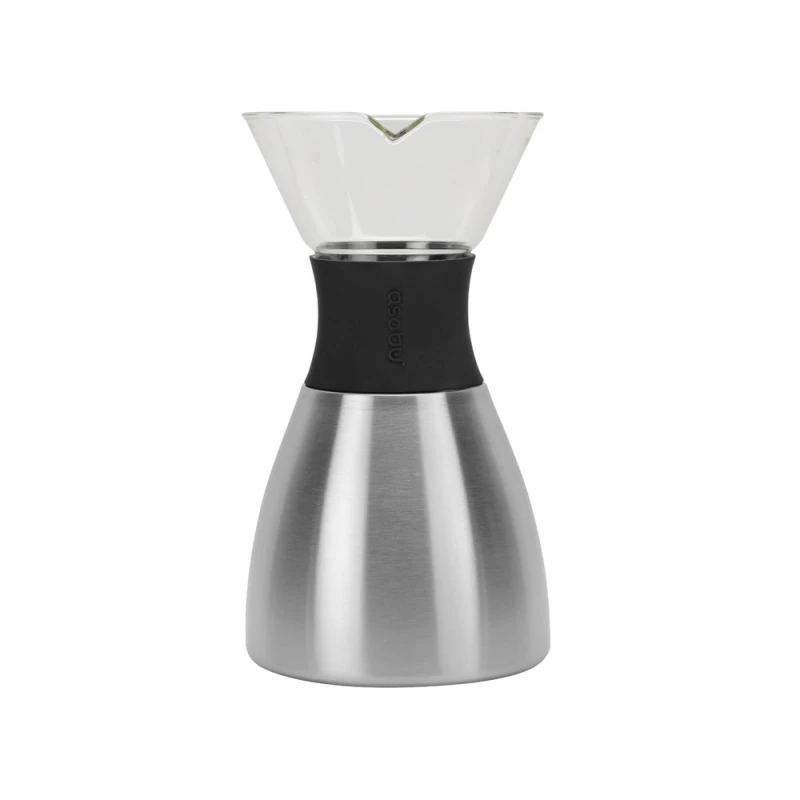 Кофеварка POUR OVER, 1000 мл, серебристый/черный, фото 7