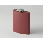 Фляжка 240 мл Remarque soft touch, 304 сталь, бургунди, фото 3
