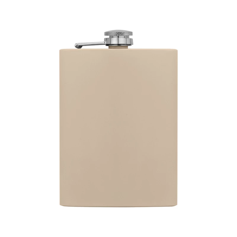 Фляжка 240 мл Remarque soft touch, 304 сталь, бежевый, фото 7