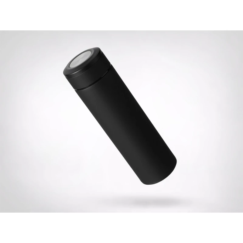 Вакуумный термос "Vacuum Flask C1", soft touch, 420мл, черный, фото 8