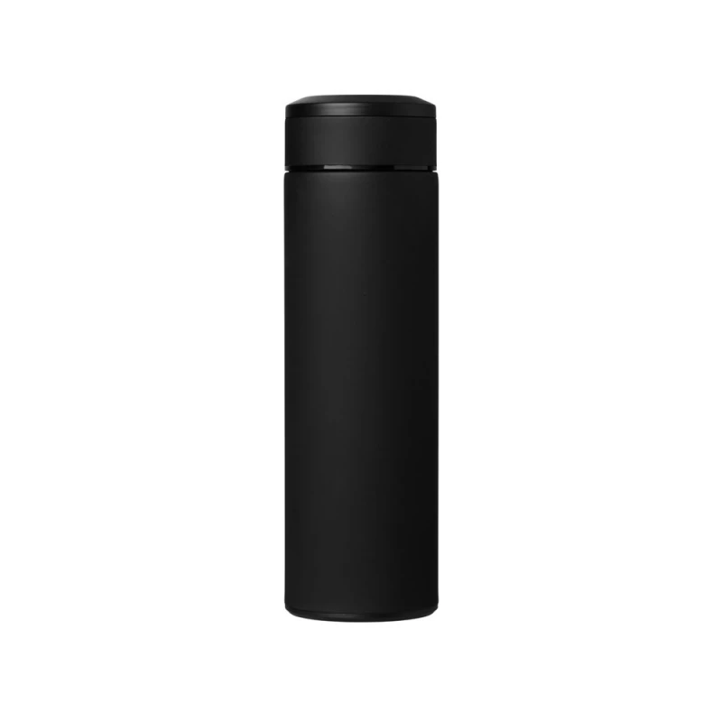 Вакуумный термос "Vacuum Flask C1", soft touch, 420мл, черный, фото 5