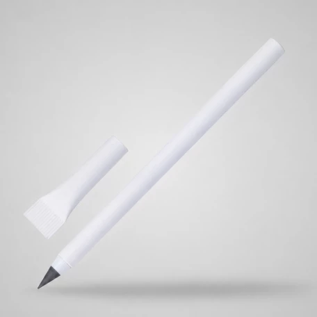 Вечный карандаш из переработанной бумаги "Recycled pencil", белый