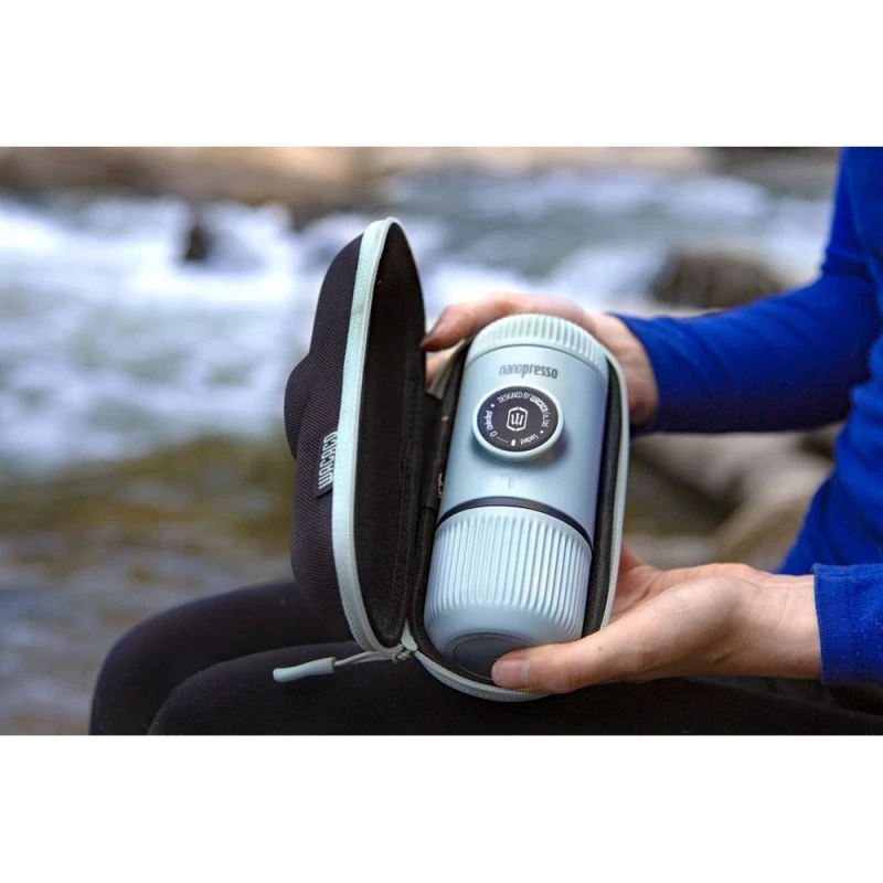 Ручная мини-кофемашина (WACACO Nanopresso) WCCRTCBL (Ручная мини-кофемашина цв. Arctic Blue), фото 4