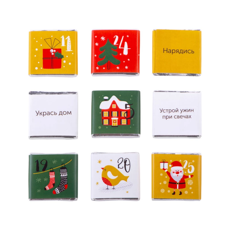 Шоколадный адвент-календарь «Festive», фото 6