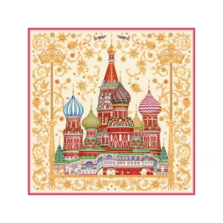 Платок "Собор Василия Блаженного"