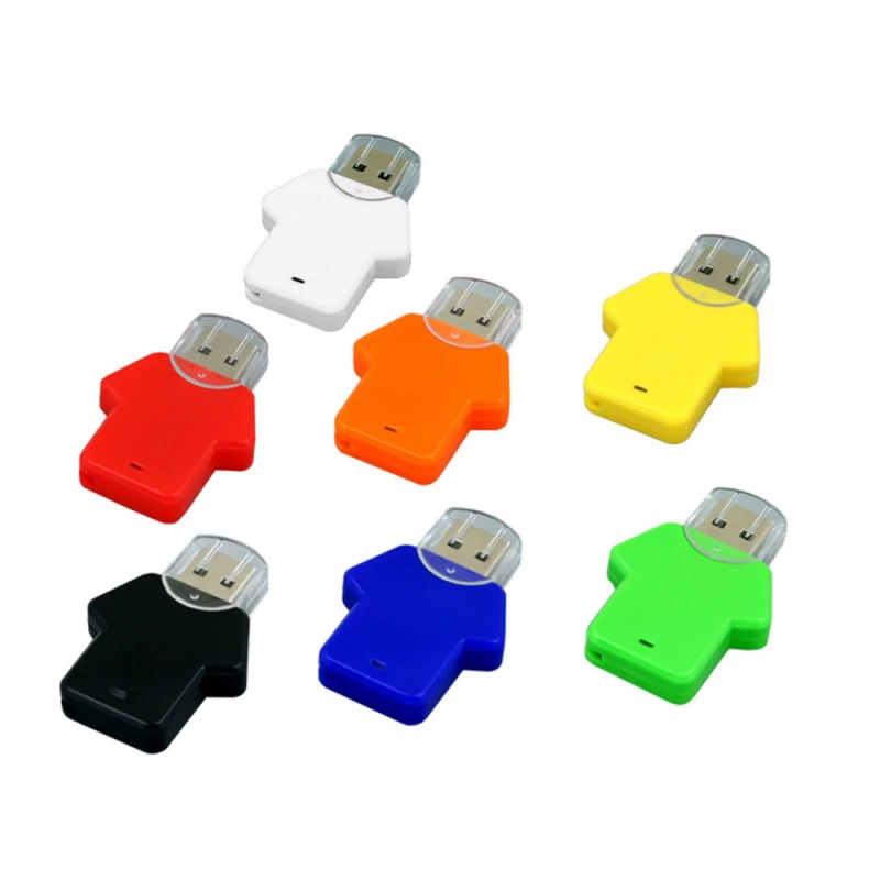 USB 3.0- флешка на 32 Гб в виде футболки, красный, фото 5