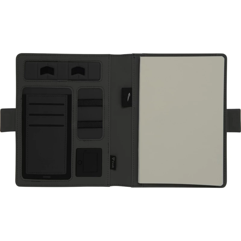 Органайзер с беспроводной зарядкой 5000 mAh "Powernote", светло-серый, фото 9
