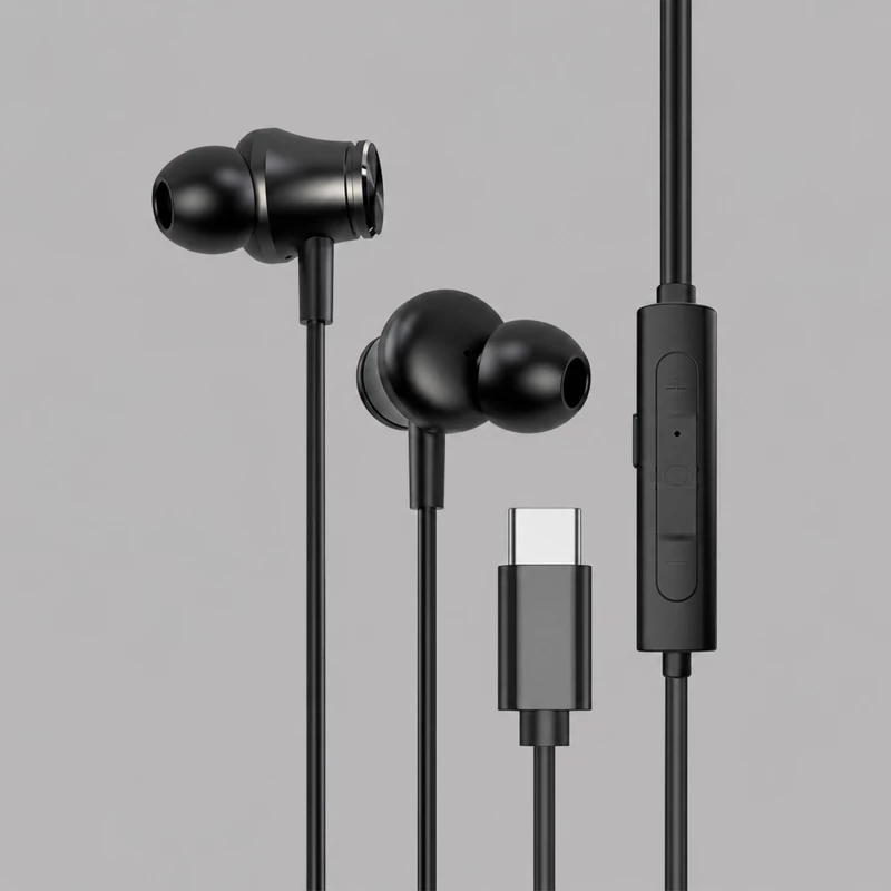 Стереогарнитура Stereo Aura ANC, USB-C, черный, Deppa