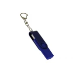 USB-флешка на 32 Гб 2 в 1 поворотный механизм, c дополнительным разъемом Type-C с одноцветным металлическим клипом, синий, арт. 6137.32.02, фото 1