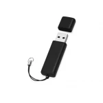 Флеш-карта USB 2.0 16 Gb металлическая с колпачком "Borgir", черный, фото 3