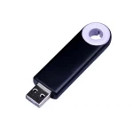 USB-флешка промо на 32 Гб прямоугольной формы, выдвижной механизм, белый, черный/белый, арт. 6735.32.06, фото 1