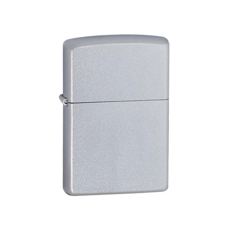 Зажигалка ZIPPO Classic с покрытием Satin Chrome™, латунь/сталь, серебристая, матовая, 38x13x57 мм