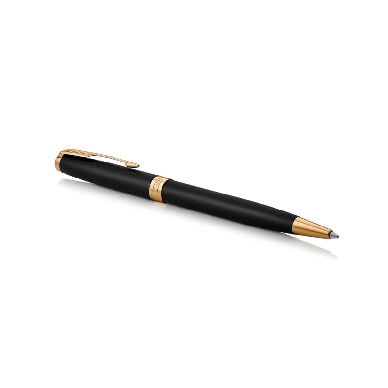 Ручка шариковая «Parker Sonnet Core Matte Black GT», черный/золотистый, фото 3
