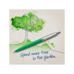 Шариковая ручка Parker Jotter, цвет GREEN, цвет чернил синий, толщина линии M , в подарочной коробке, фото 7