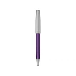 Шариковая ручка Parker Sonnet Essentials Violet SB Steel CT, цвет чернил black, перо: M, в подарочной упаковке., фото 4