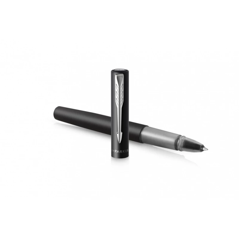 Ручка-роллер Parker Vector XL Black CT, стержень: F, цвет чернил:black, в подарочной упаковке, фото 17