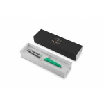 Шариковая ручка Parker Jotter, цвет GREEN, цвет чернил синий, толщина линии M , в подарочной коробке, фото 3